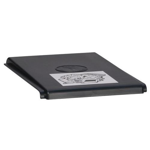 Couvercle plastique anthracite pour station de tri 60L - Image principale