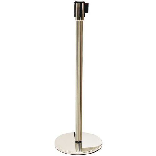 Poteau acier inoxydable à sangle - 2m - Acier - Manutan Expert - Image principale