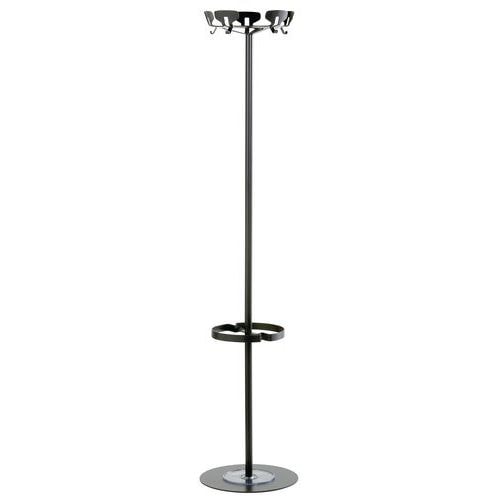 Portemanteau sur pied Yin avec porte parapluie, Coloris : Noir - Image principale