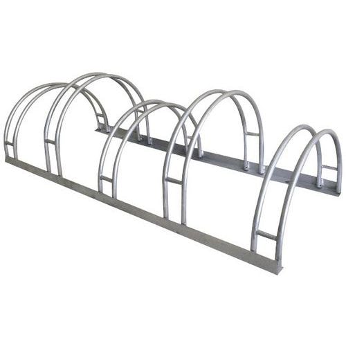 Support cycles 2 niveaux 5 places - acier - Image principale