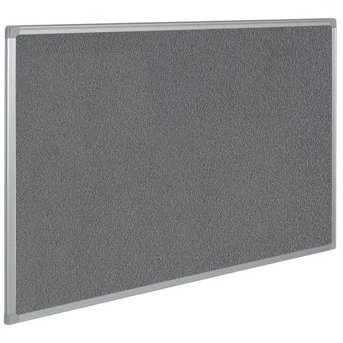 Panneau d'affichage textile Hxl : 90x120 cms - Fond Gris - Image principale