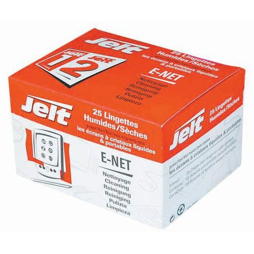 Lingettes nettoyantes E-Net pour écran - Image principale