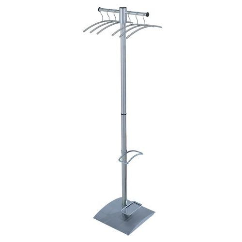 Portemanteau sur pied G12 aluminium coloris argent - Image principale