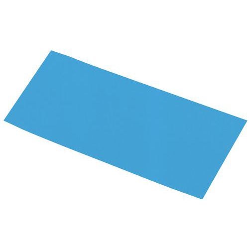 Lot de 100 Fiches intercalaires carton bleu - 120 x 225 mm - Image principale