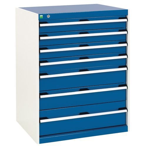 Armoire d'atelier à tiroirs Bott SL-86 - 7 tiroirs, largeur 80 cm - Bott - Image principale