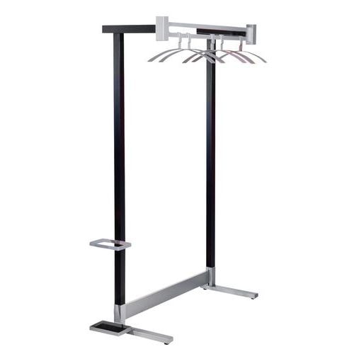 Penderie Montana simple - Capacité 10 manteaux - Argent - Image principale