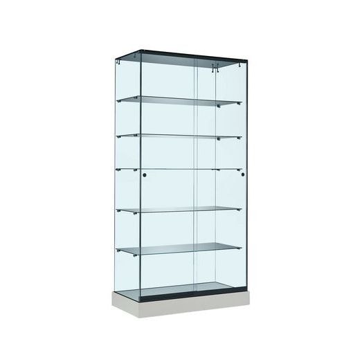 Vitrine ASF avec éclairage halogène - Blanc Lxhxp: 90 x 192 x 46 cm - Image principale