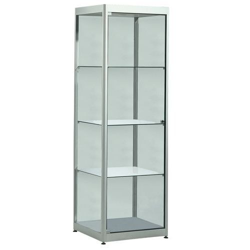 Vitrine Square Lxhxp: 100 x 190 x 60 cm socle Gris - Image principale