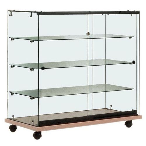 Vitrine Easy E146 Lxhxp: 92 x 90 x 47 cm socle Hêtre - Image principale