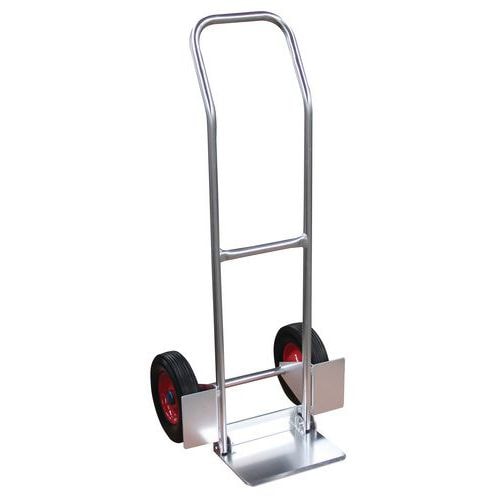 Diable alu - Roues caoutchouc - Force 200 kg - Image principale