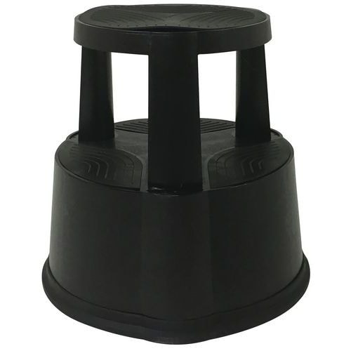Marchepied mobile pro poly. - 2 marches Noir - Image principale