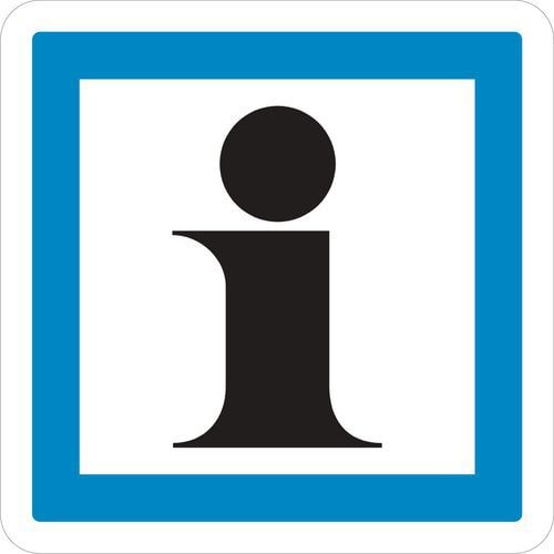 Panneau de signalisation d'indication - CE3a - Information - Image principale