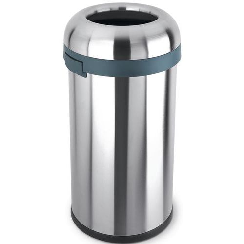 Poubelle Simplehuman Bullet-Top 60 L Aluminium - Image principale