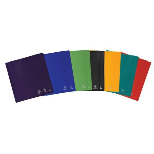Protège-documents polypropylène opaque 60 vues A4 - Coloris assortis - Lot de 15 - Image principale