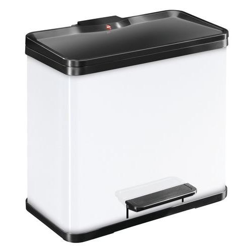Poubelle ko Trio Plus L 3 x 9 L Blanc - Hailo - Image principale