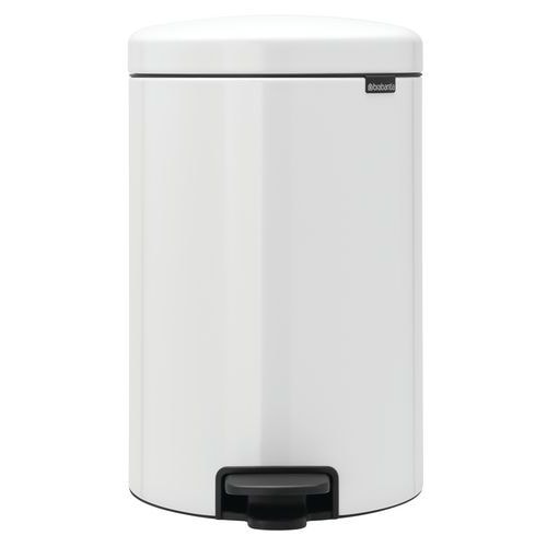 Poubelle à pédale NewIcon 20L blanche Brabantia - Image principale