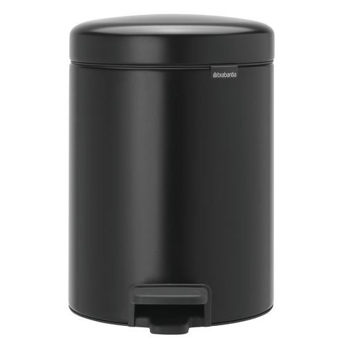 Poubelle à pédale NewIcon 5L - Brabantia, Coloris : Noir - Image principale