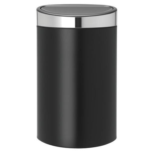 Poubelle Touch Bin New 40L noir mat Brabantia - Image principale