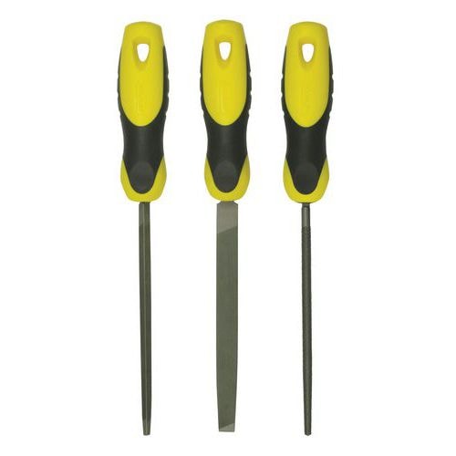 Jeu de 3 limes bâtardes 150mm - Stanley - Image principale