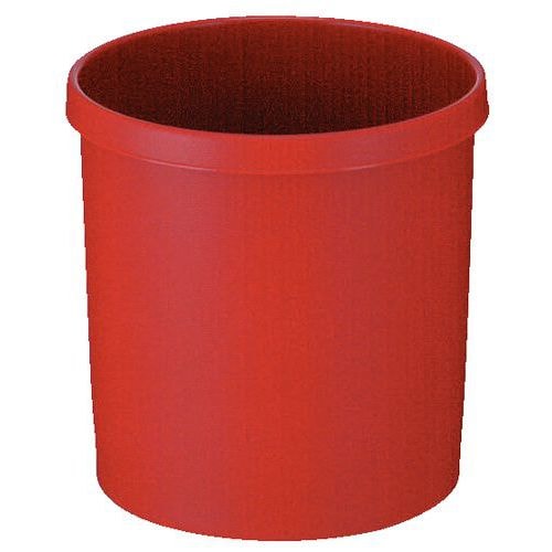 Corbeille ronde à papier en plastique - 18 L - Image principale