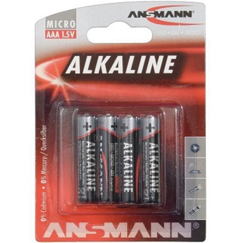 Lot de 4 piles alcalines 5015553 LR03 / AAA - Image principale