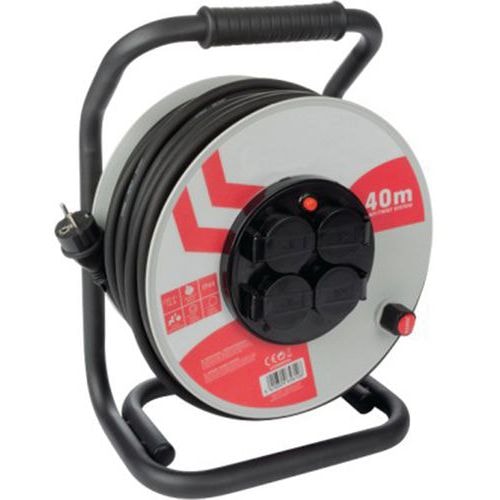 Rallonge électrique PRO 40 m - 4 prises IP44 - Image principale