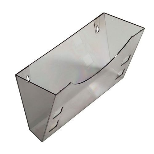 Support mural pour porte-brochures Helit - A4 et A5/A6 - Transparent - Image principale