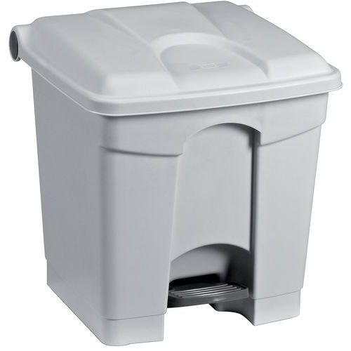 Poubelle plastique agroalimentaire 30 L gris - Image principale