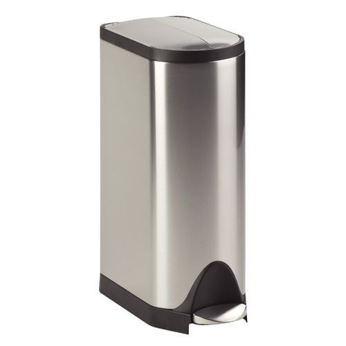 Poubelle à pédale Butterfly acier inox  30 L - Image principale