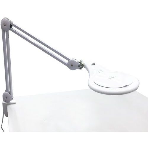 Lampe loupe circulaire blanche LED - 600 lm - Manutan - Image principale