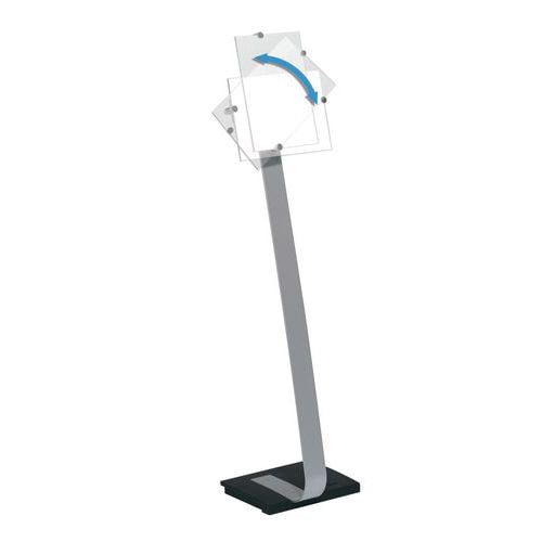 Support d'information sur pied Crystal Sign Stand®, Pour format : A4 - Image principale