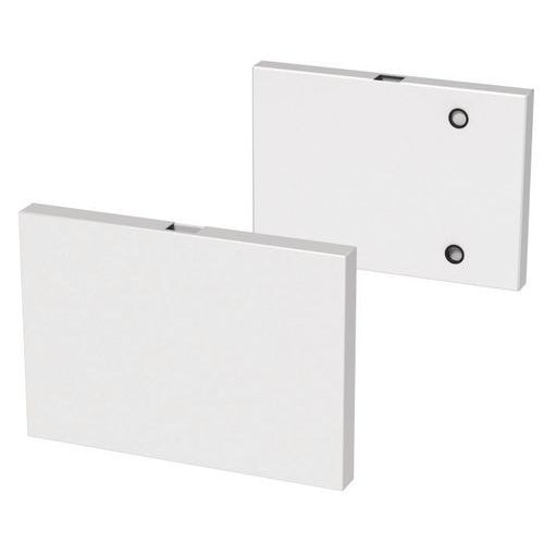Piétement panneau fermé court 70 cm - Blanc - Vendu à l'unité - Image principale