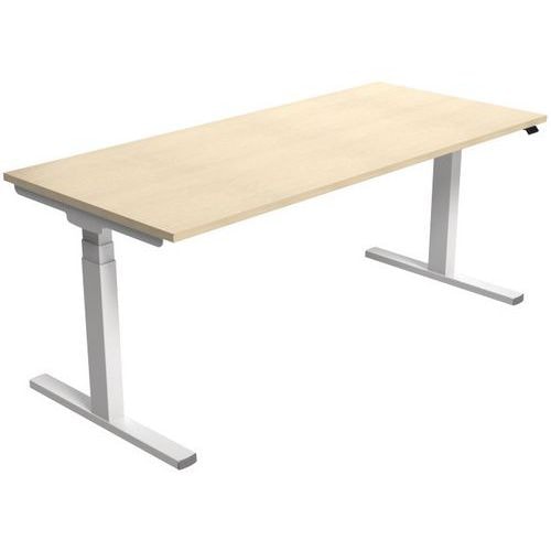 Bureau électrique ergonomique Kelli Chêne 180 cm - Image principale
