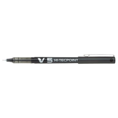 Roller Hi-Tecpoint V5 Pilot pointe aiguille extra fine 0.5 mm - noir - Image principale