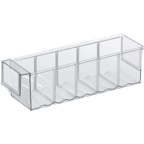 Bac-Tiroir Lxlxh=300X183X81mm Transparent 3,3 L - Image principale