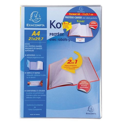 Set de 60 Protège-cahier 210x297 Translucide incolore - Image principale