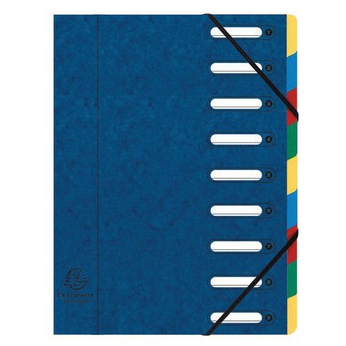 Lot de 6 Trieur harmonika® à fenêtres avec élastiques 9 compartiments - Image principale