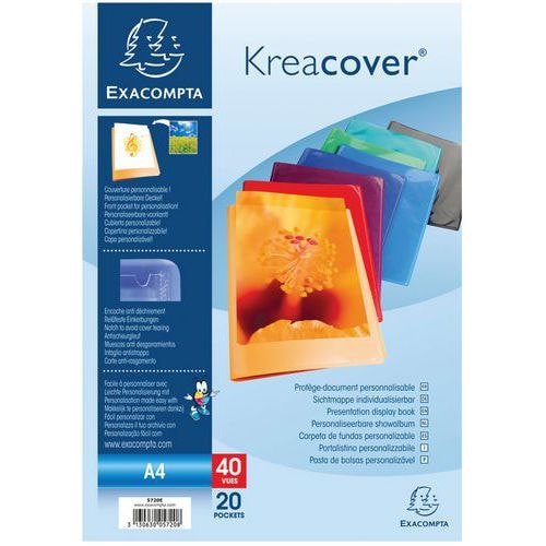 Protège-documents en PP semi rigide kreacover® 40 vues A4 - Image principale