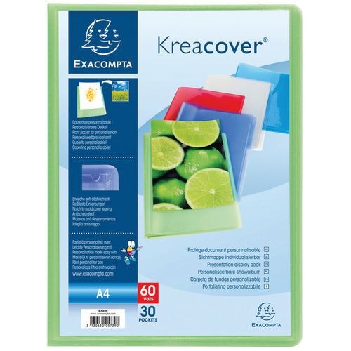 Protège-documents en PP semi rigide kreacover® 100 vues A4 - Image principale