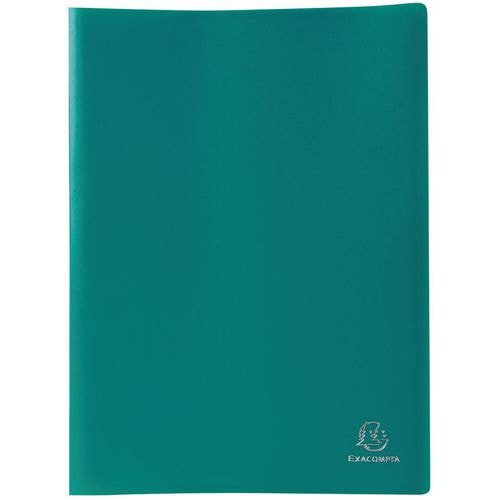 Lot 25 Protège-documents vert PP souple opaque 20 vues A4 - Image principale