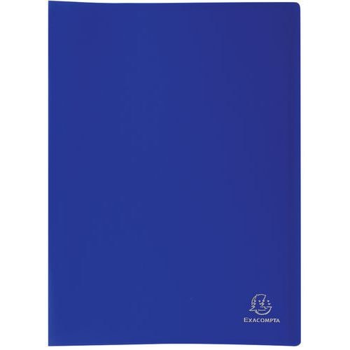 Protège-documents bleu PP souple pochettes opaque 40 vues A4 (lot de 20) - Image principale