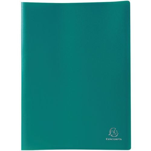 Protège-documents vert PP souple pochettes opaque 60 vues A4 (lot de 15) - Image principale