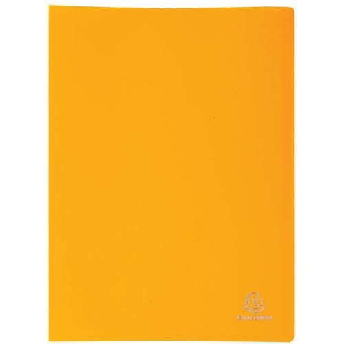 Protège-document jaune PP souple pochettes opaque 60 vues A4 (lot de 15) - Image principale