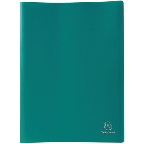 Protège-document vert PP souple pochettes opaque 80 vues A4 (lot de 12) - Image principale