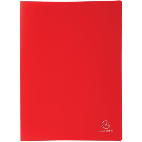 Protège-documents PP rouge souple opaque 160 vues A4 (lot de 8) - Image principale
