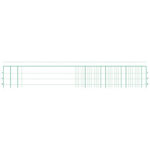 Lot de 5 Manifold 3 colonnes 29,7x21cm 50 feuillets dupli autocopiant - Image principale