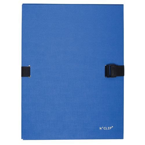 Lot de 10 chemises dos extensible n'clip Bleu - Image principale