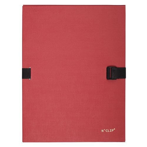Lot de 10 chemises dos extensible n'clip Rouge - Image principale