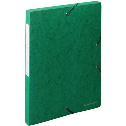 Lot de 10 boîtes exabox dos 25mm carte lustrée scotten A4 Vert - Image principale