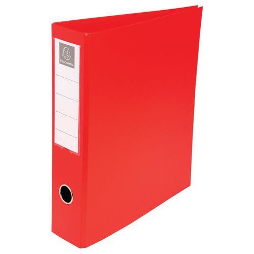 Lot de 10 classeurs rembordé pvc 4 anneaux d 50mm en 3ème A4 maxi Rouge - Image principale